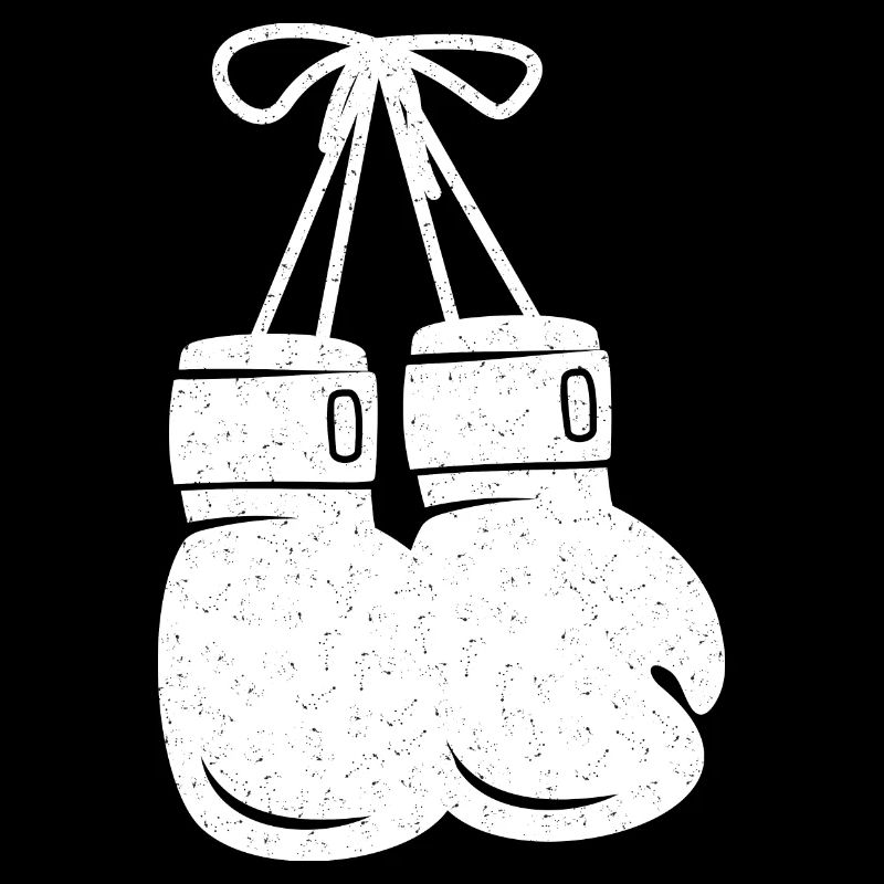 Gants de boxe blancs