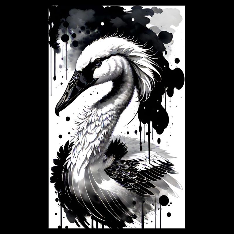 Eleganter Schwanensee