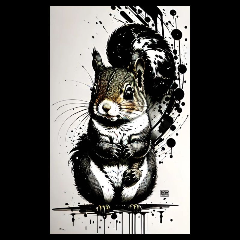 Niedliches Eichhörnchen