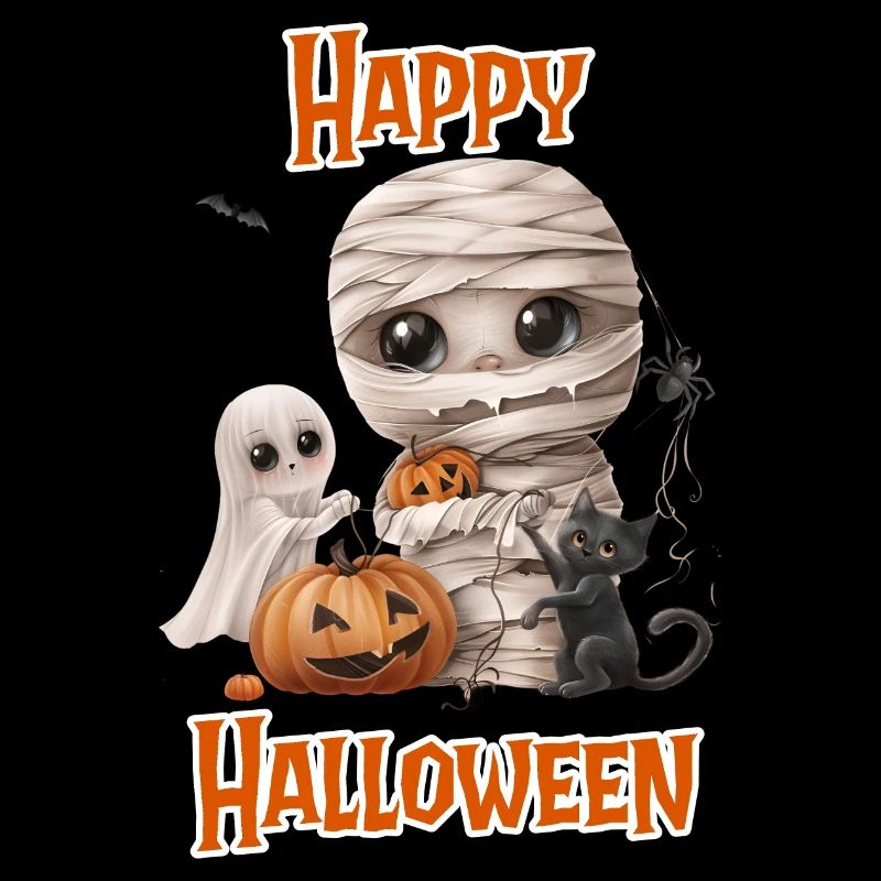 Halloween – Joyeux Halloween chat mignon comme maman