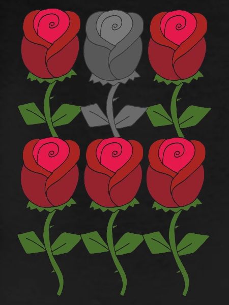 Rose Red Grey