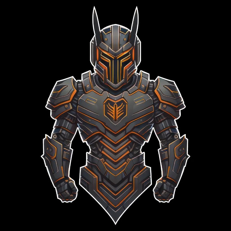 Tech-Krieger-Charakter