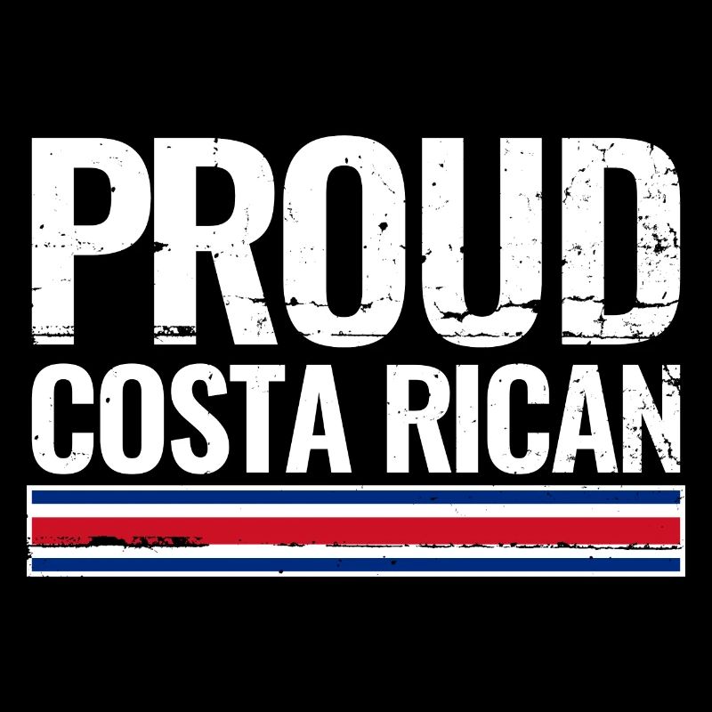 Fier drapeau du Costa Rica