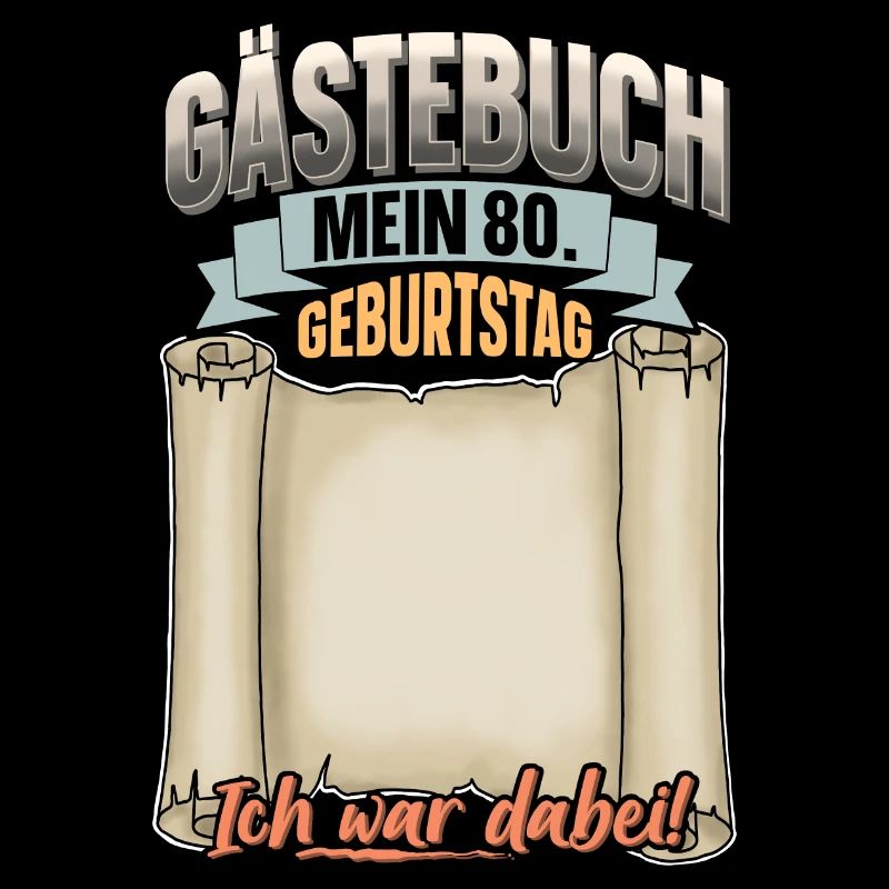 80. Geburtstag Gästebuch