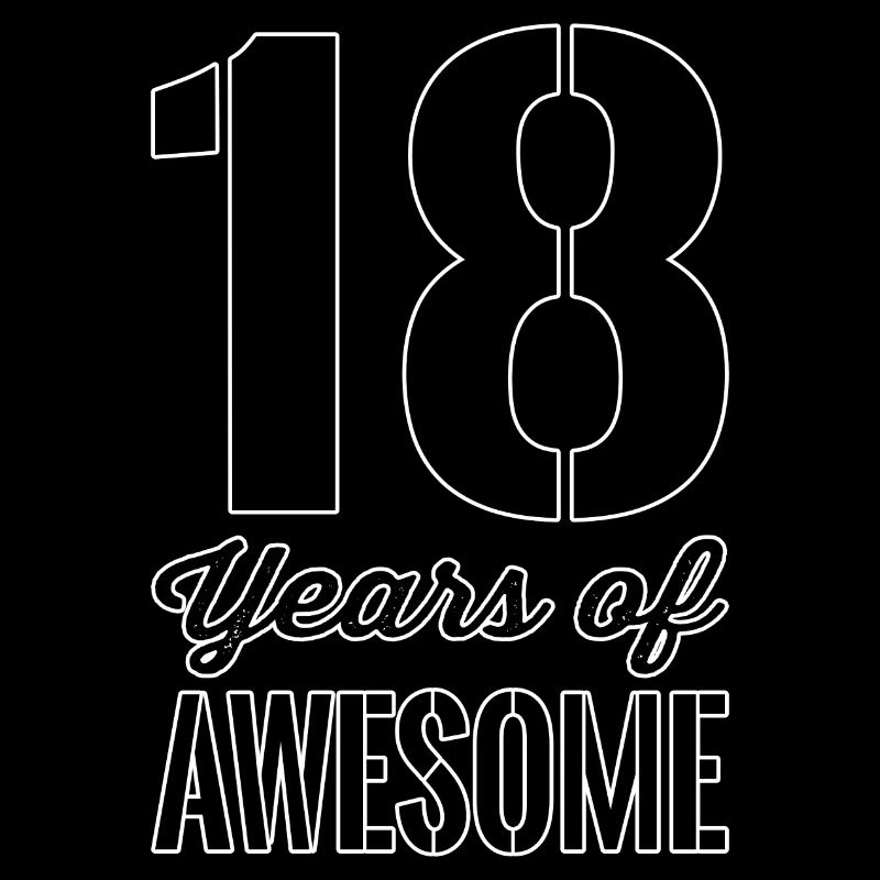 18. Geburtstag Geschenk Endlich 18