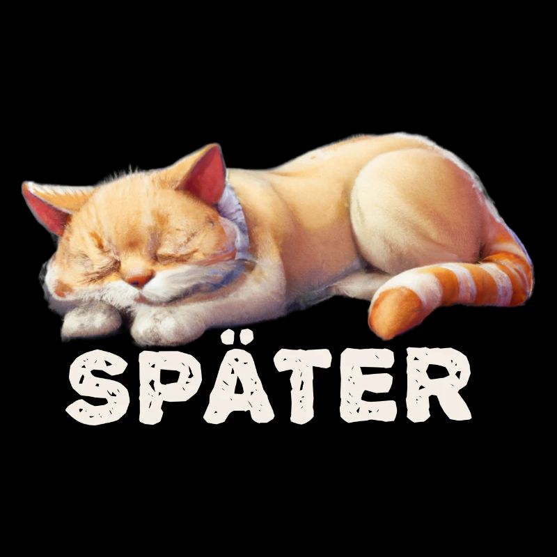 Chat endormi, je le ferai plus tard