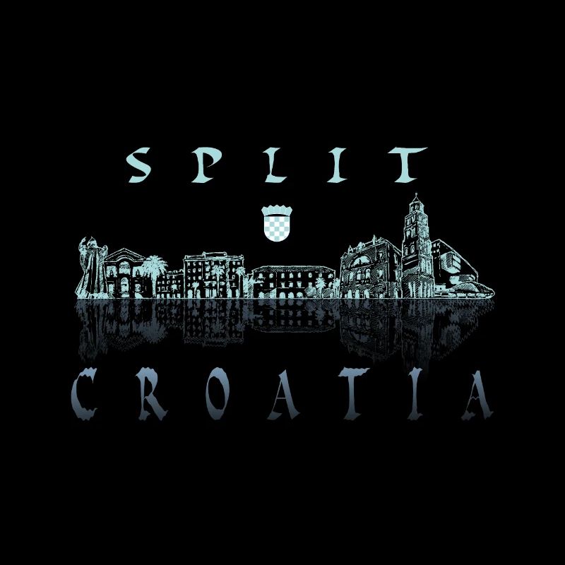 Split skyline city Croatia