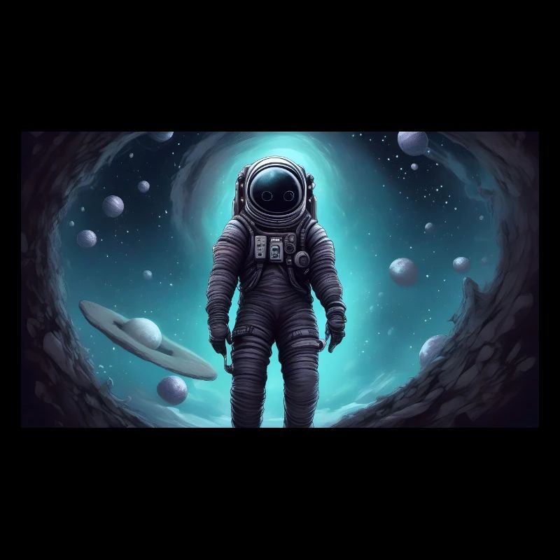 astronaute, perdu dans l’espace