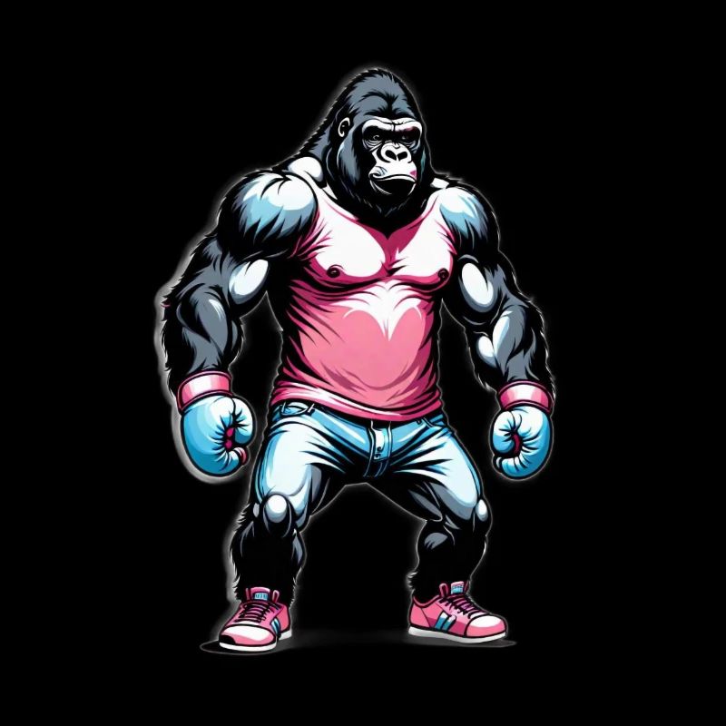 Boxe Boxeur Gorille