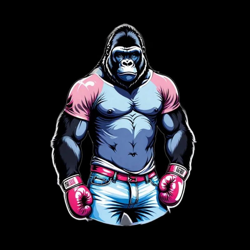Boxe Boxeur Gorille