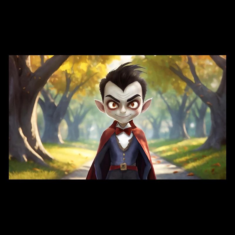 vampire - young cute little monsters