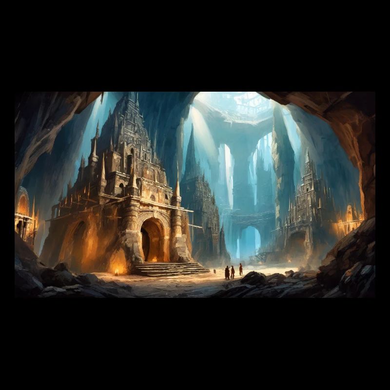 wunderschöne mythische Orte – Agartha Inner World