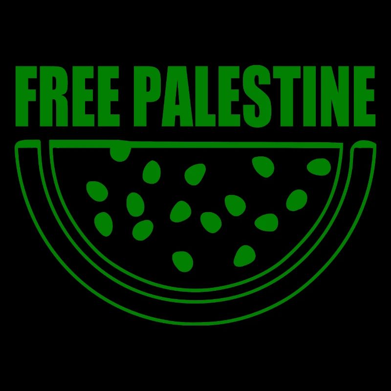 Free palestine watermelon melon