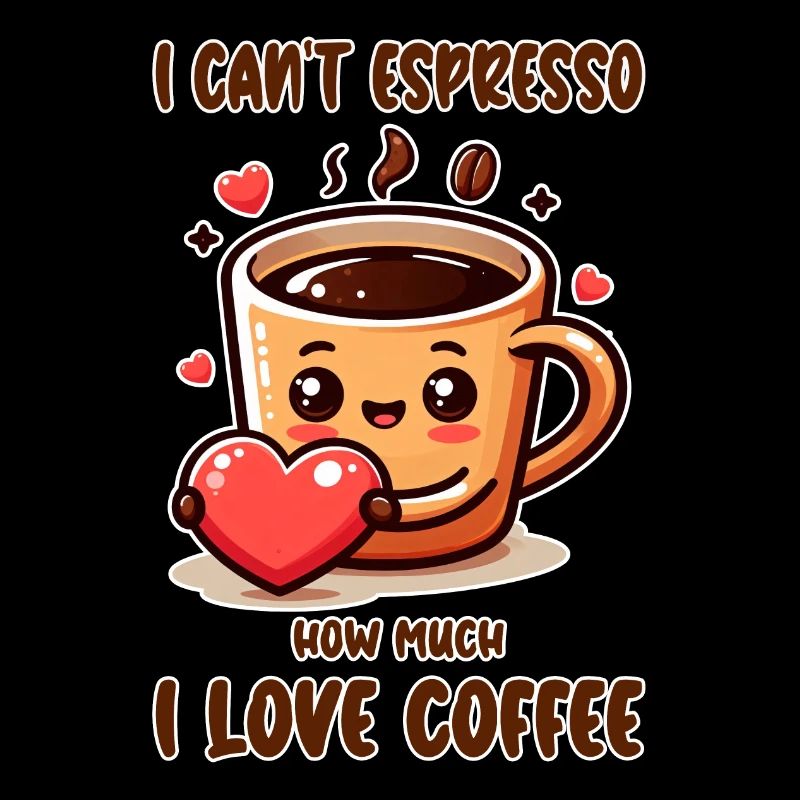 I can't espresso how much I love coffee