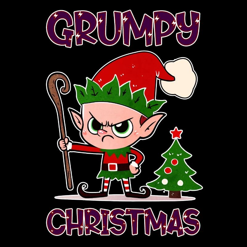 Grumpy Christmas Elf