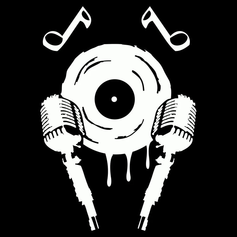 Symbole de musique de micro