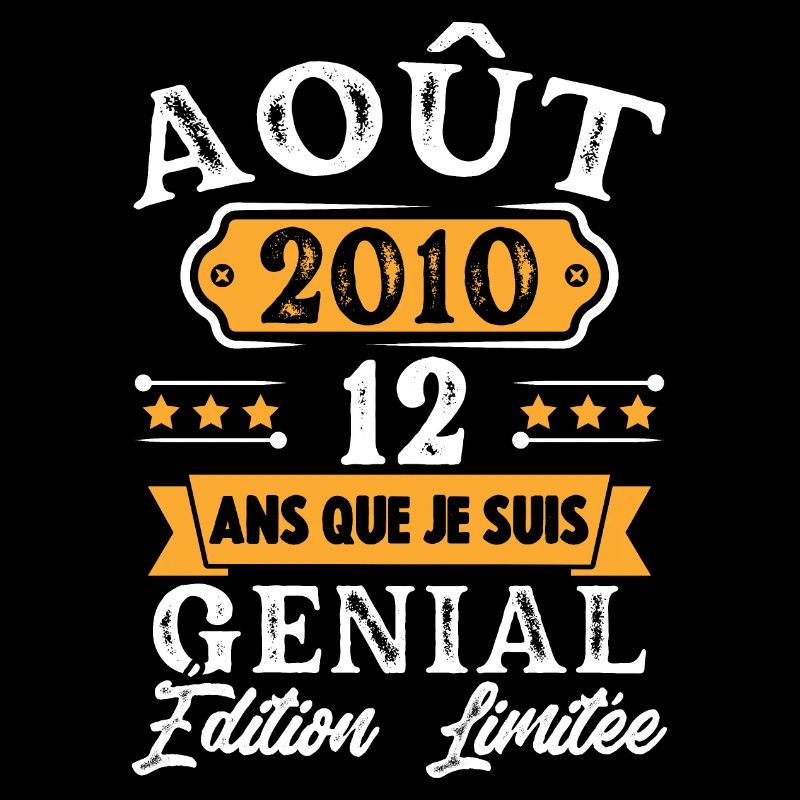 Cadeau D'anniversaire 12 Ans Août 2010 Rétro