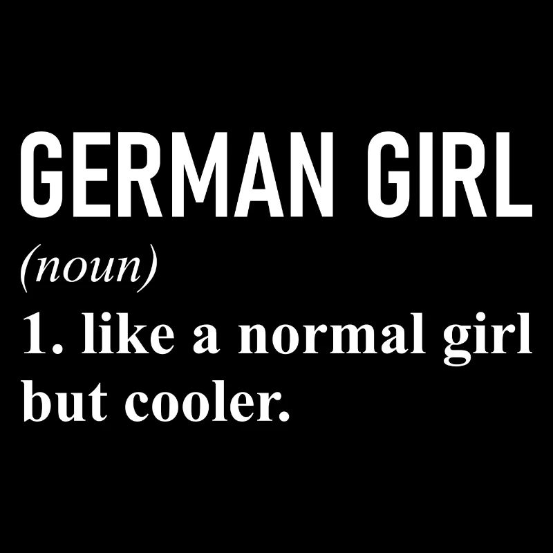 Deutschland Deutsch Mädchen Grafik
