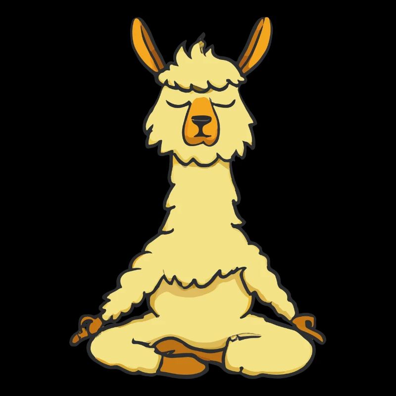 Lama Alpaca Yoga Funny Gift Idea