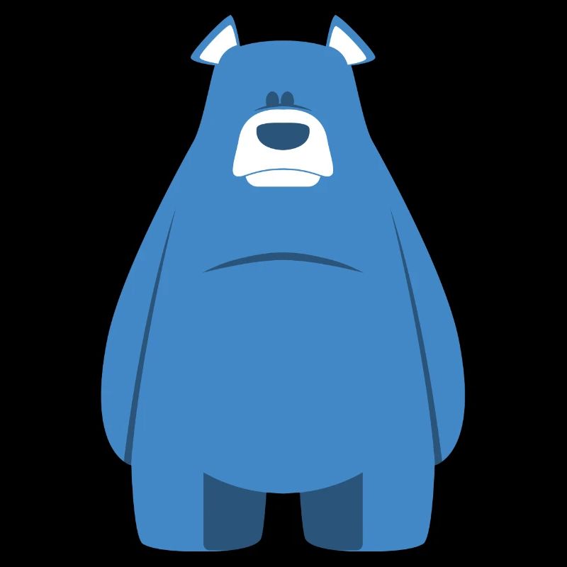 blauer Teddybär