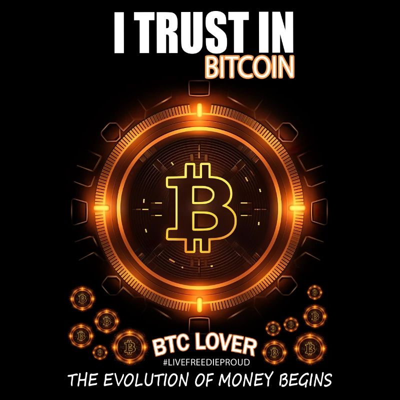 ICH VERTRAUE AUF BITCOIN BTC EVOLUTION DES GELDES