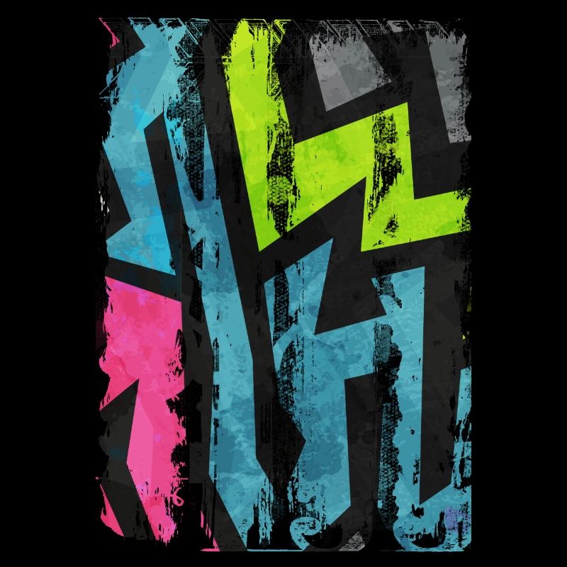 Graffiti style Splash hip hop couleurs peintre couleur