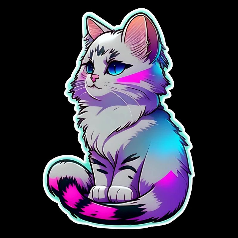 mignon petit chat gris