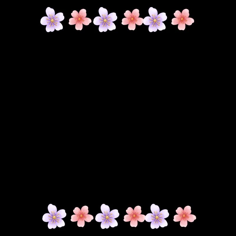 SPRING Words Design avec des fleurs