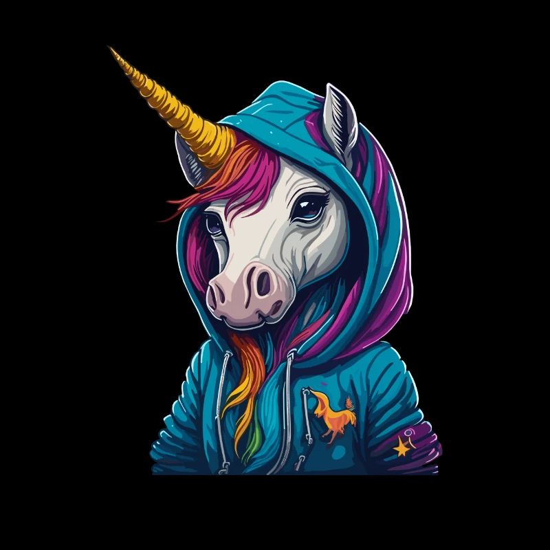 Licorne à capuche