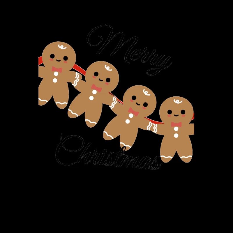 Christmas joy gingerbread man