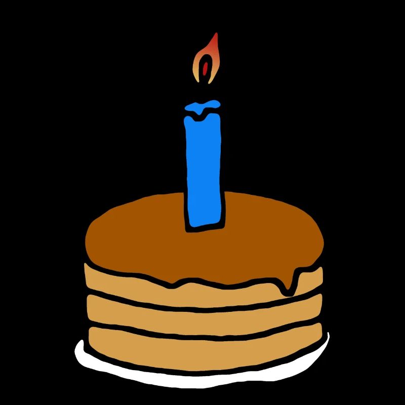 Geburtstagskuchen Comic-Design Junge blau