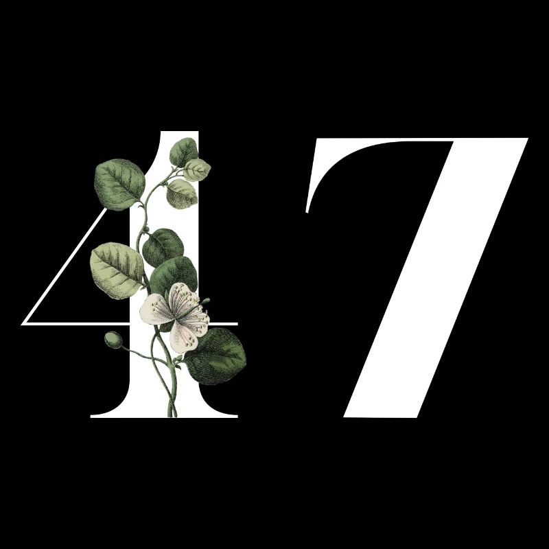 Nummer 47 Blumengrün - 47. Blumengeburtstag
