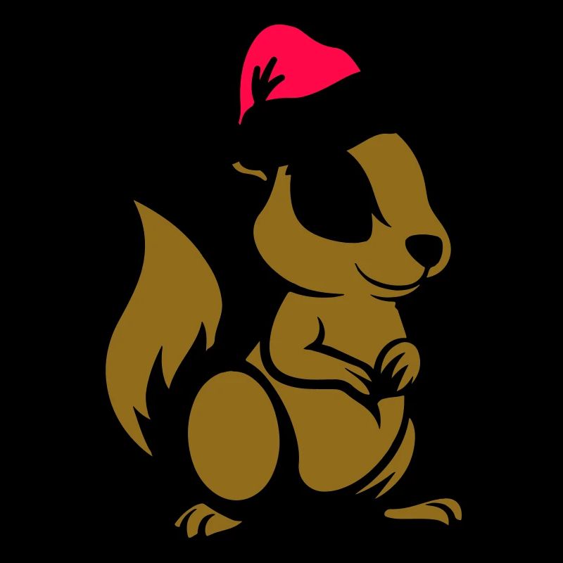 Squirrel Comic Animal Christmas