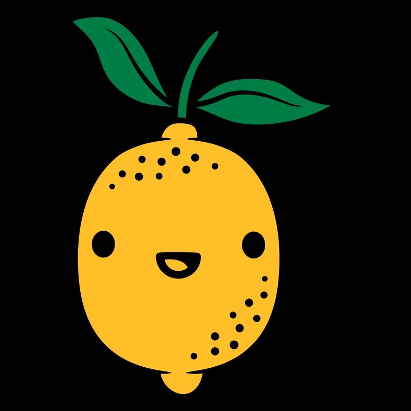 Fruit de citron kawaii