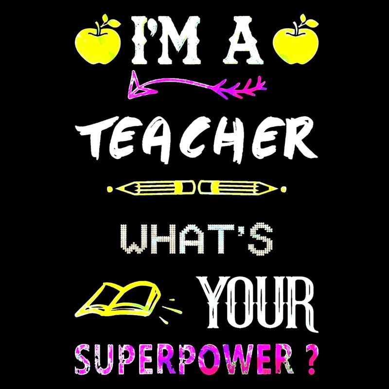 Ich bin Lehrer Superkraft Superkraft