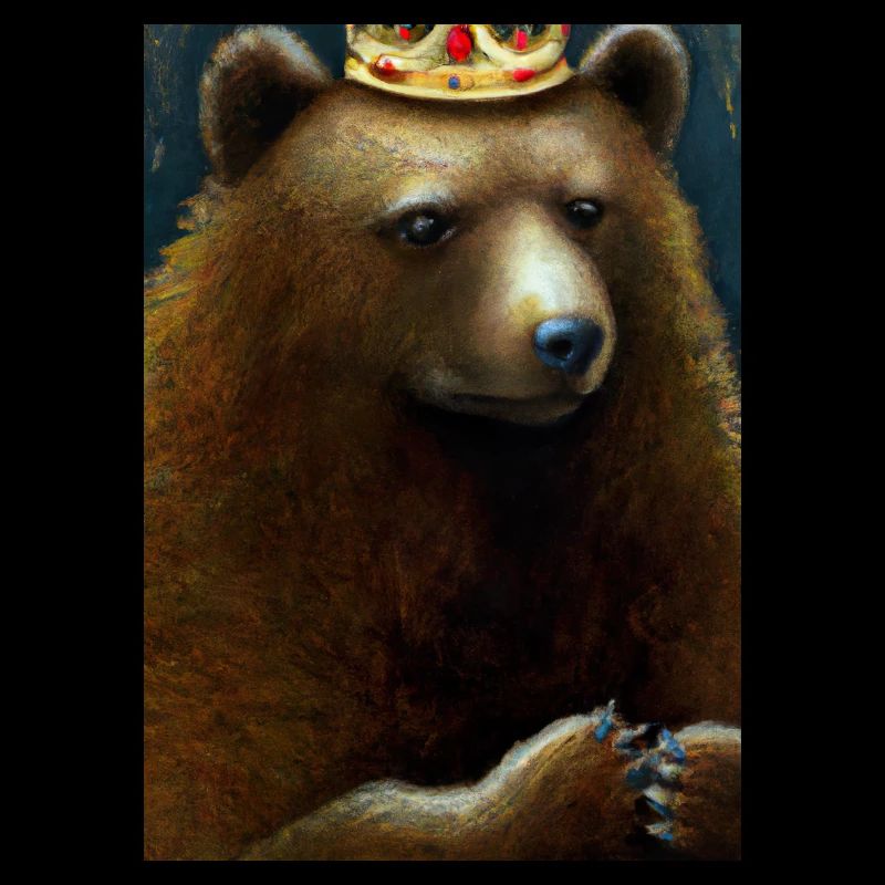 Bär mit Krone