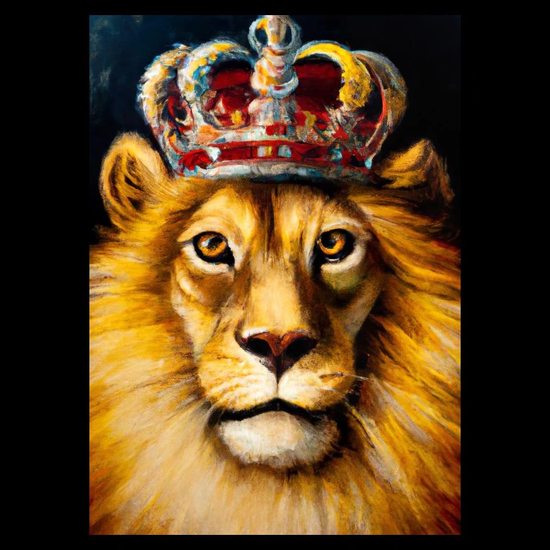 Löwe mit Krone