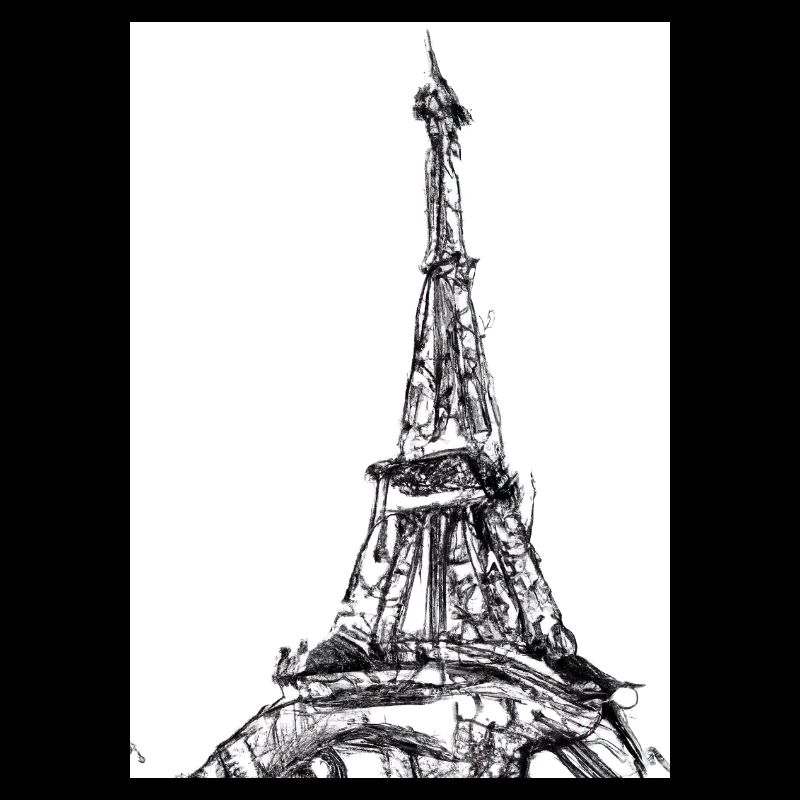 Eiffelturm-Gemälde
