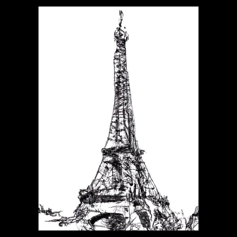 Eiffelturm-Gemälde