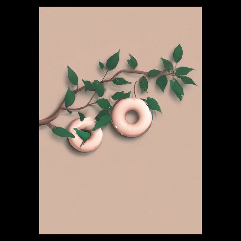 Wachsender Donut