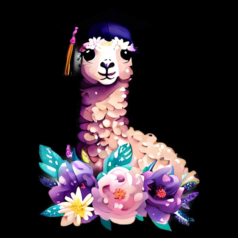 Bachelor Alpaka Studium Absolvent Schulabschluss