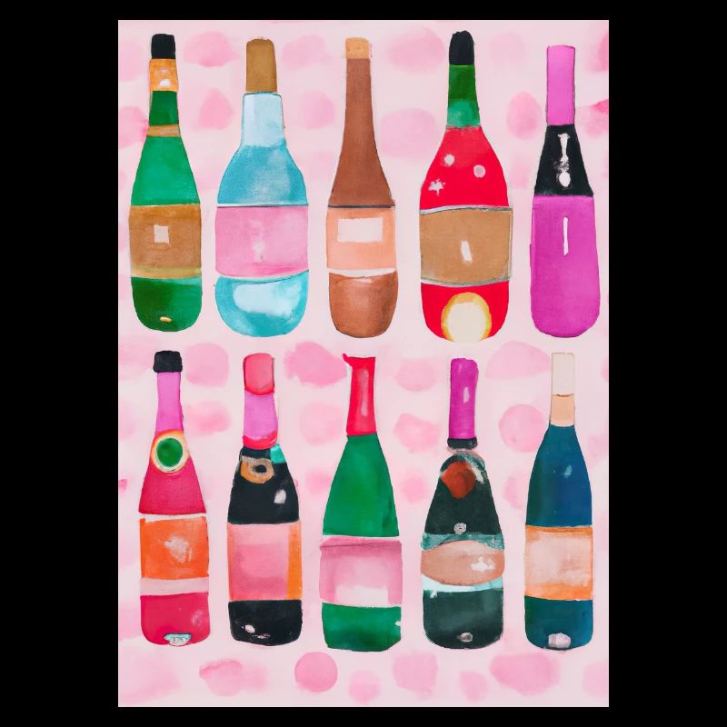 Flaschen-Muster-Malerei