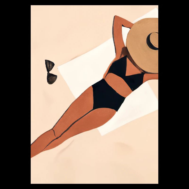 Frauen Sommerhut Bikini