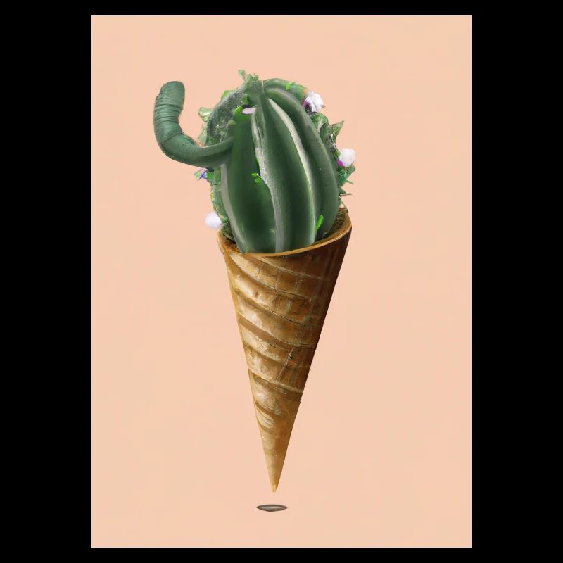 Kaktus-Eiscreme
