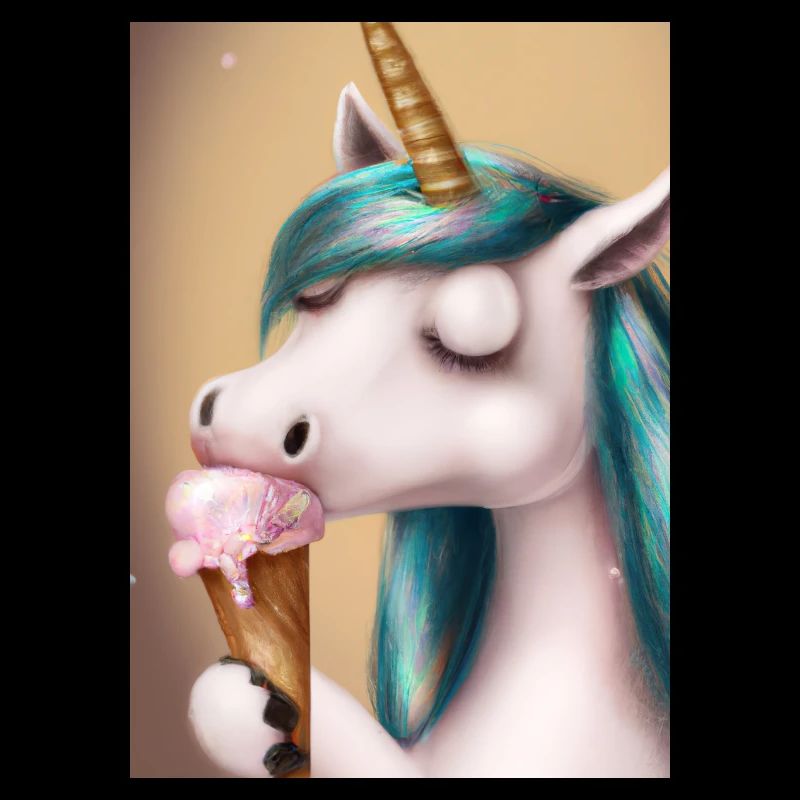 Eiscreme Einhorn