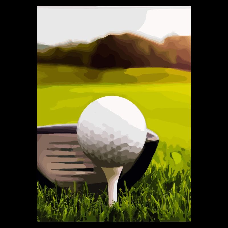 Golfball Abschlag