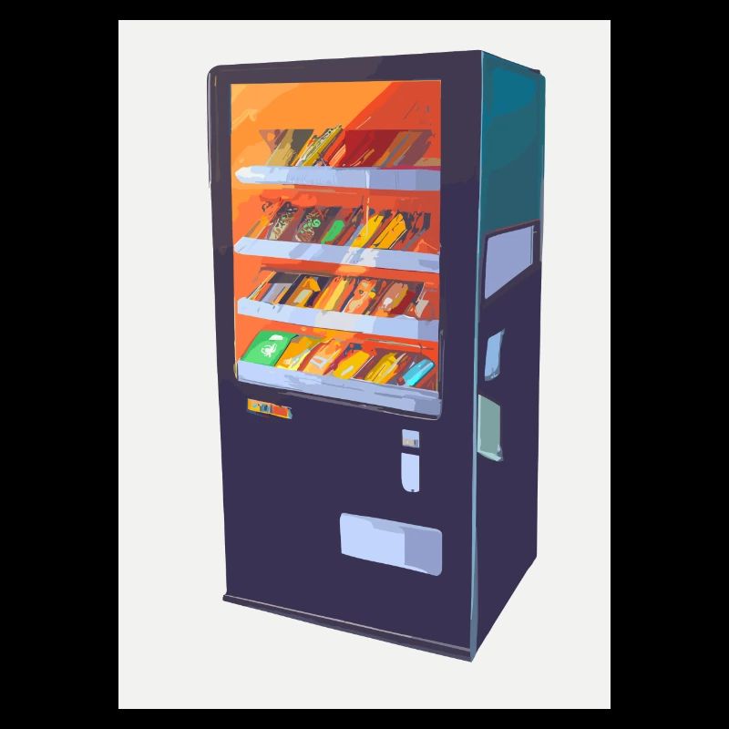 Moderner Imbissautomat