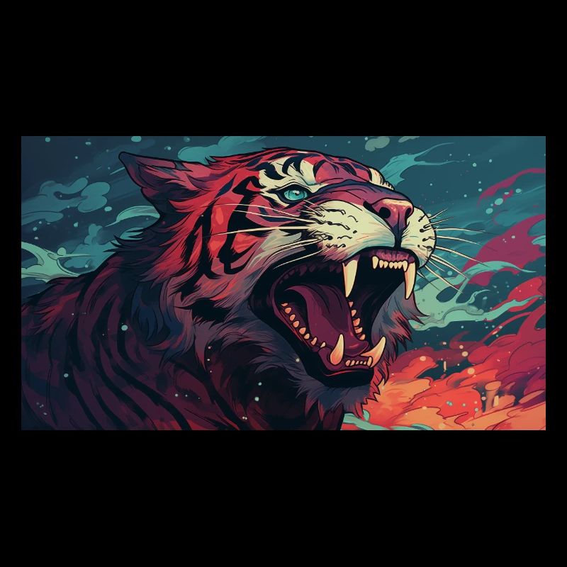 roaring tiger