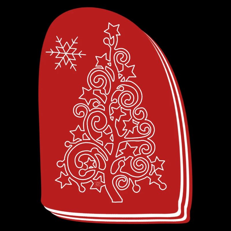 "Baum", Boho Line Art Design, Serie „Xmas“