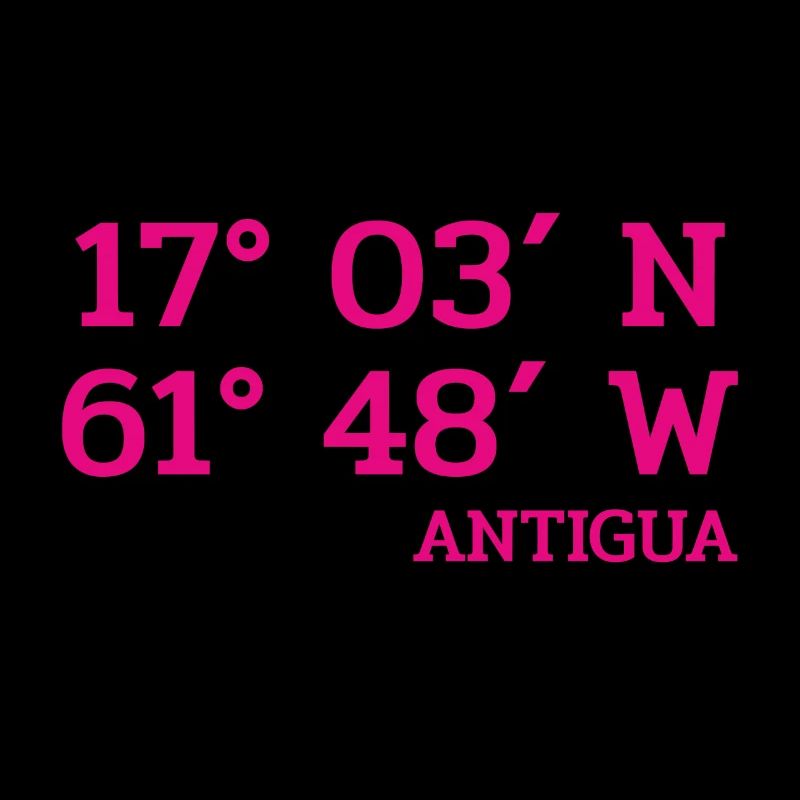 Antigua Coordinates - Coordinates - Caribbean